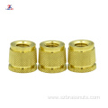 M2 M6 M10 brass knurled threaded insert nuts